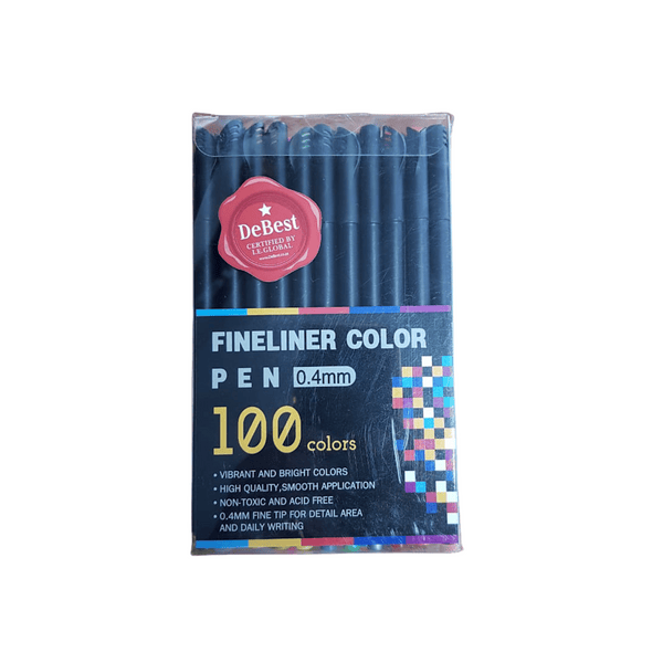 100 Fine Liner Colour Pens