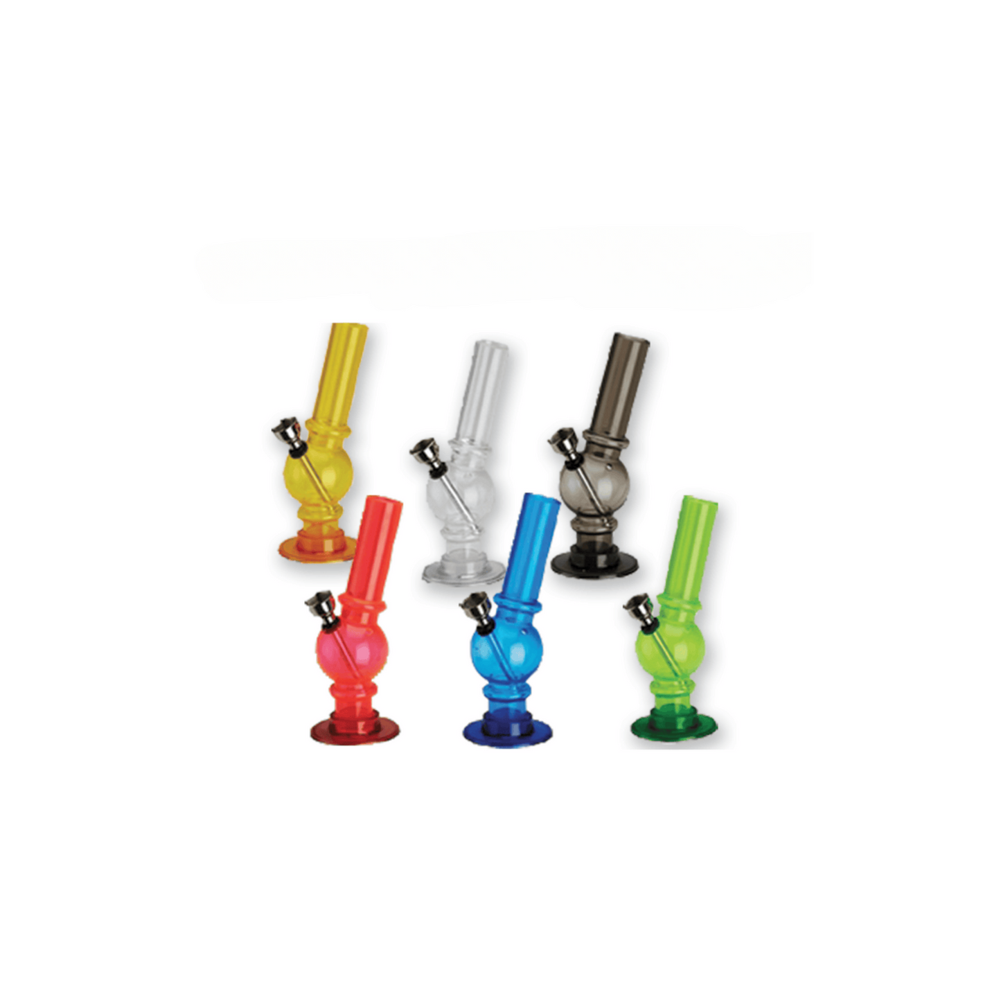 15cm Acrylic Water Bong Mini