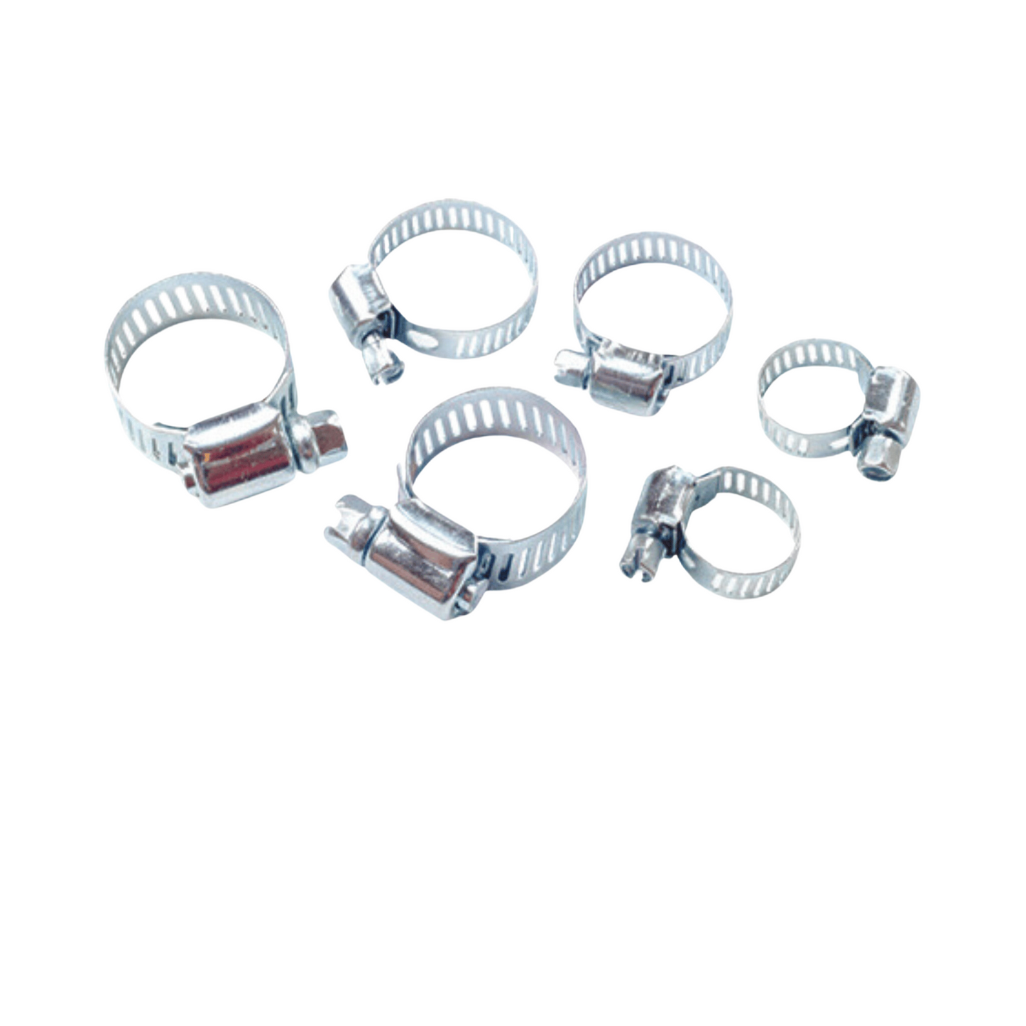 6 Piece Hose Clamp Set