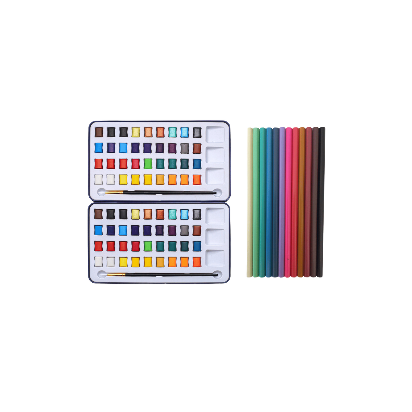 Water Colour Pro Set in Tin Box - 72 Colours