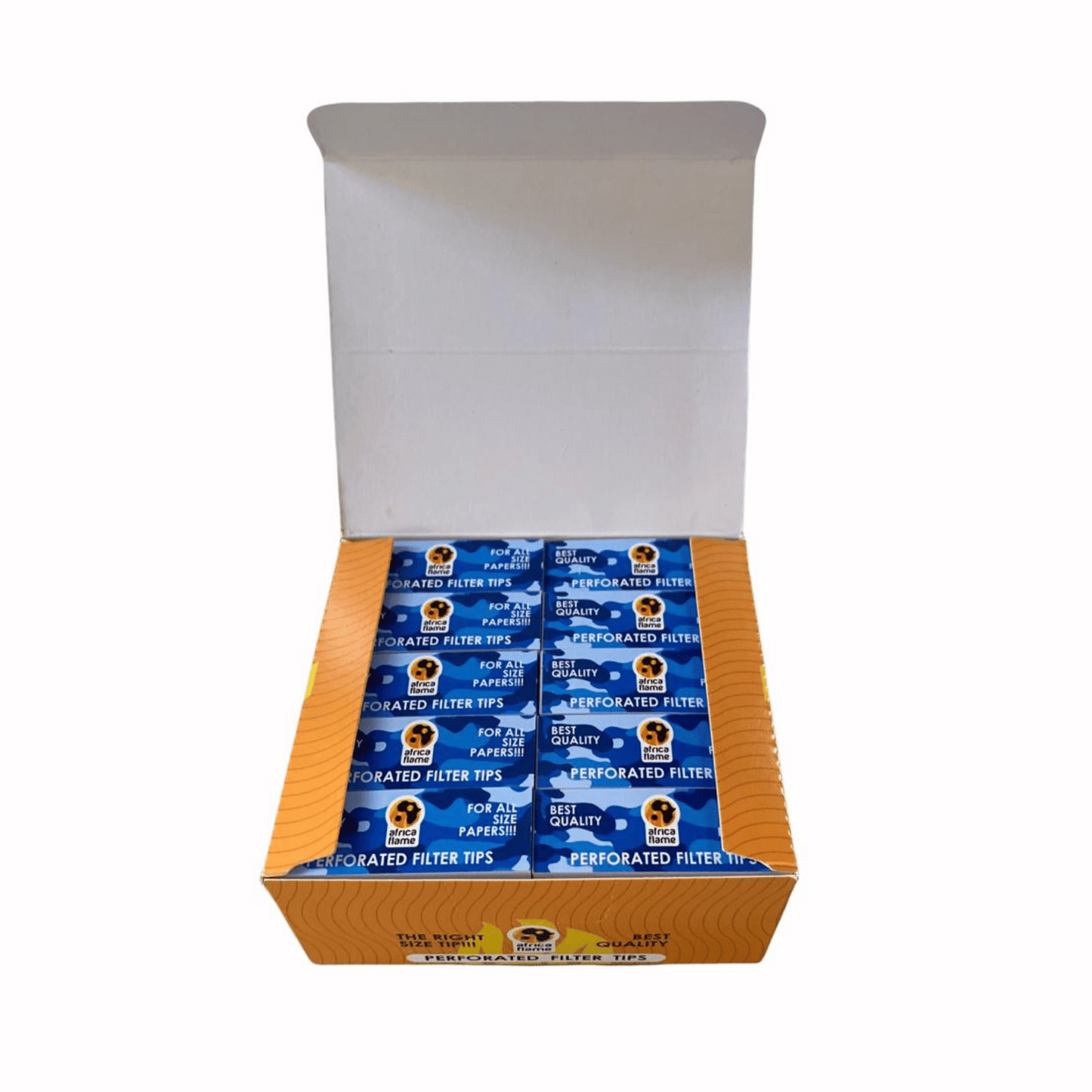 Africa Flame Perforated Filters - Pack (50's)
