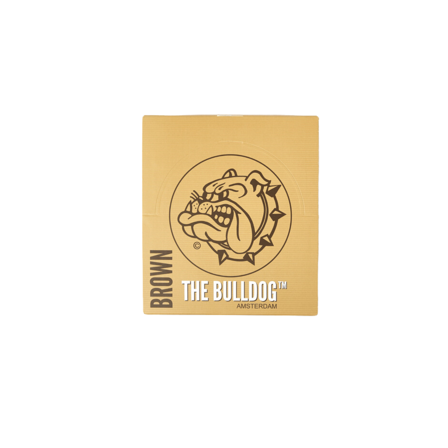 The Bulldog King Size Slim Unbleached Rolling Paper - Brown - Pack (50's)