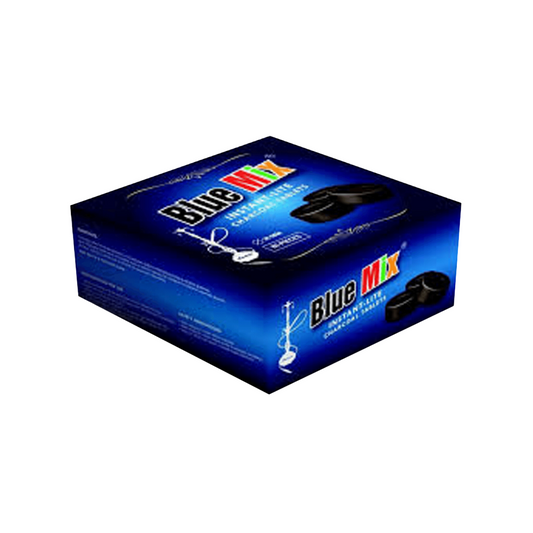 Hookah Pipe - Blue / Black Mix Charcoal