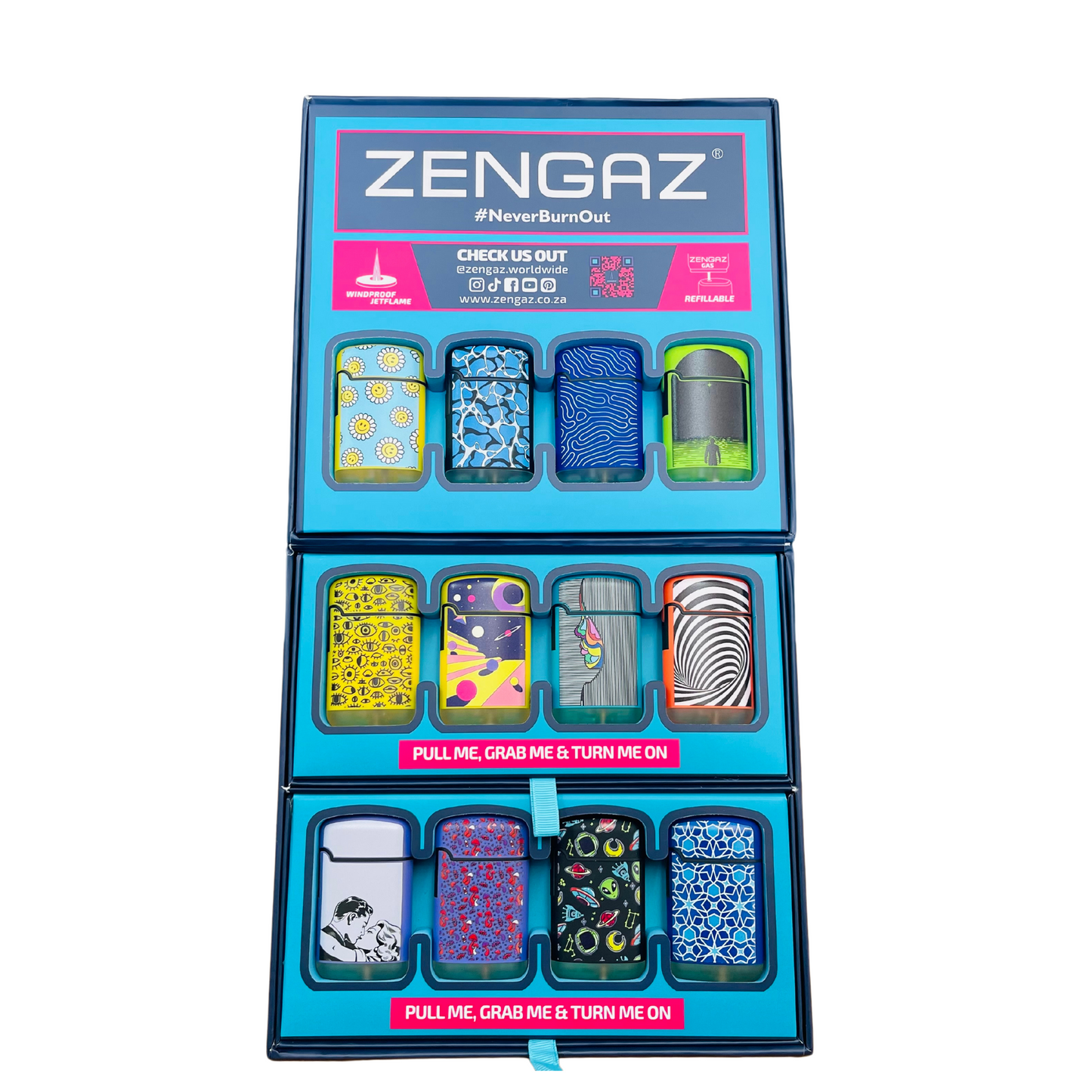 Zengaz Lighter Cube Display - Pack (48's)