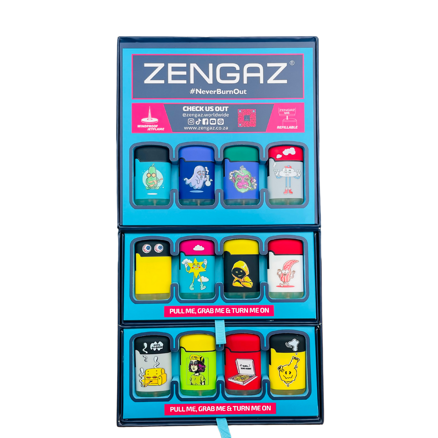 Zengaz Lighter Cube Display - Pack (48's)