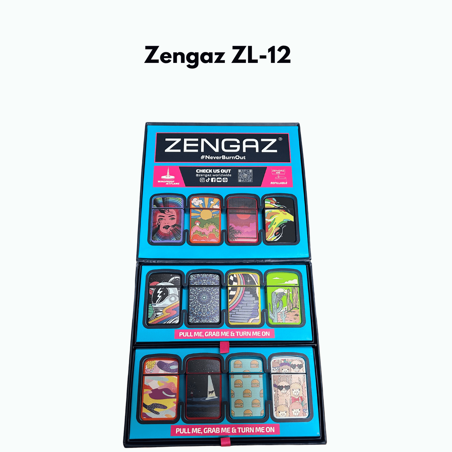 Zengaz Lighter Cube Display - Pack (48's)
