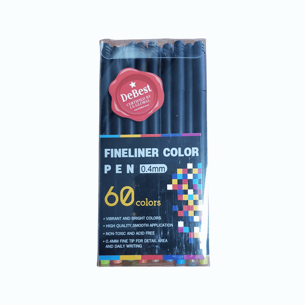 60 Fine Liner Colour Pens