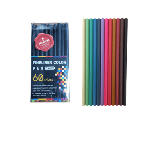 60 Fine Liner Colour Pens
