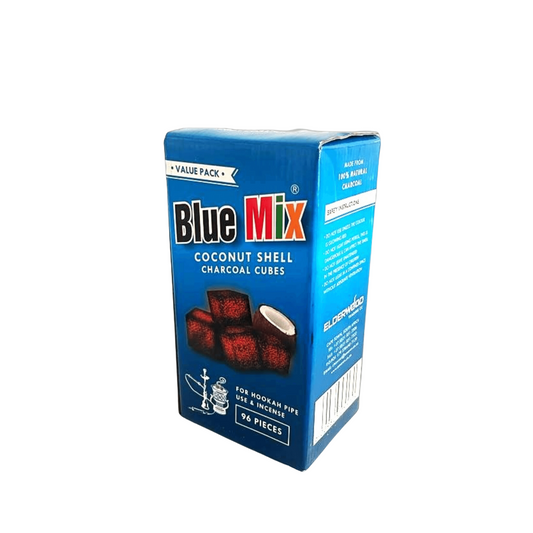 Hookah Pipe - Blue Mix Coconut Charcaol Value Pack 96's