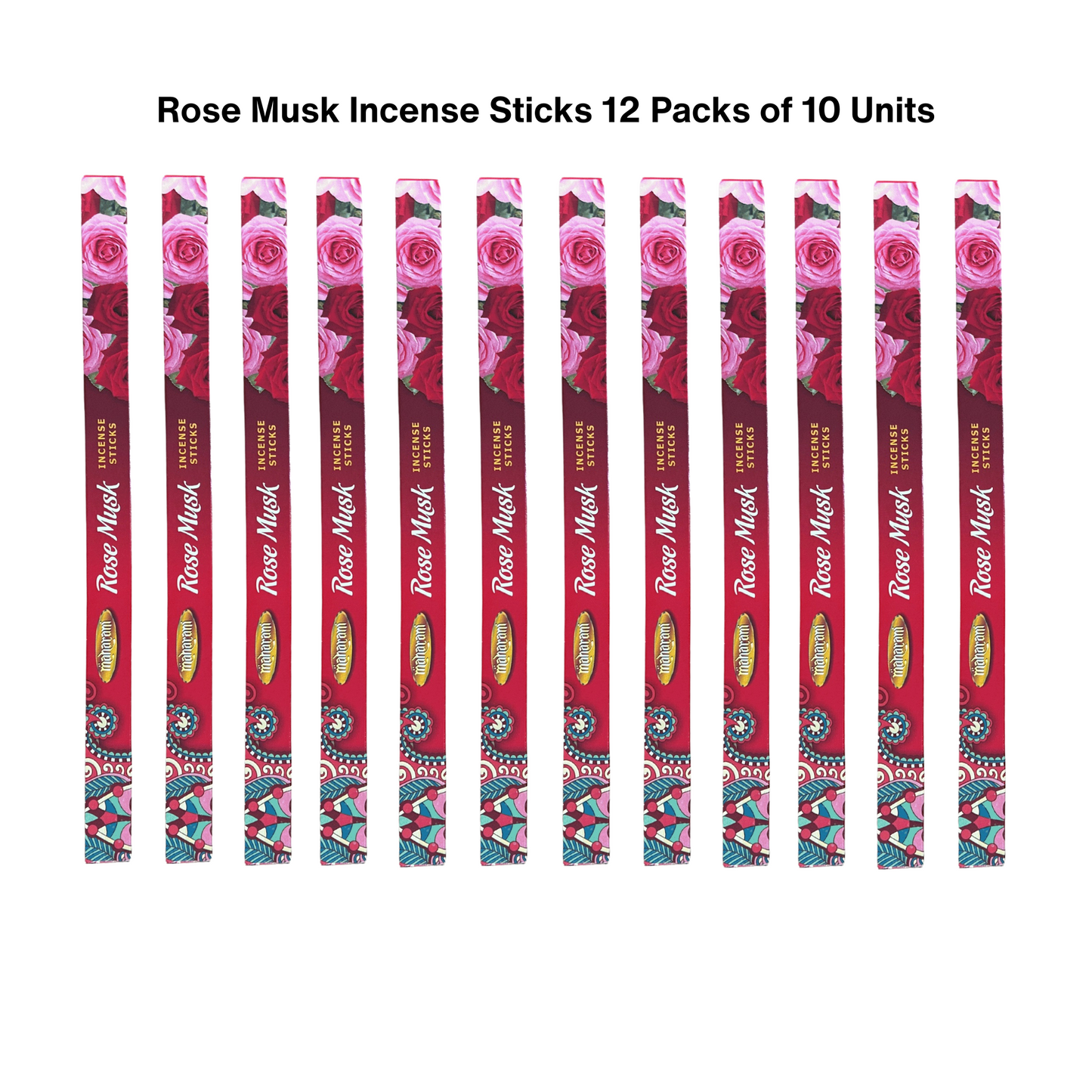 Maharani Incense Sticks - 12 Packs of 10 Units