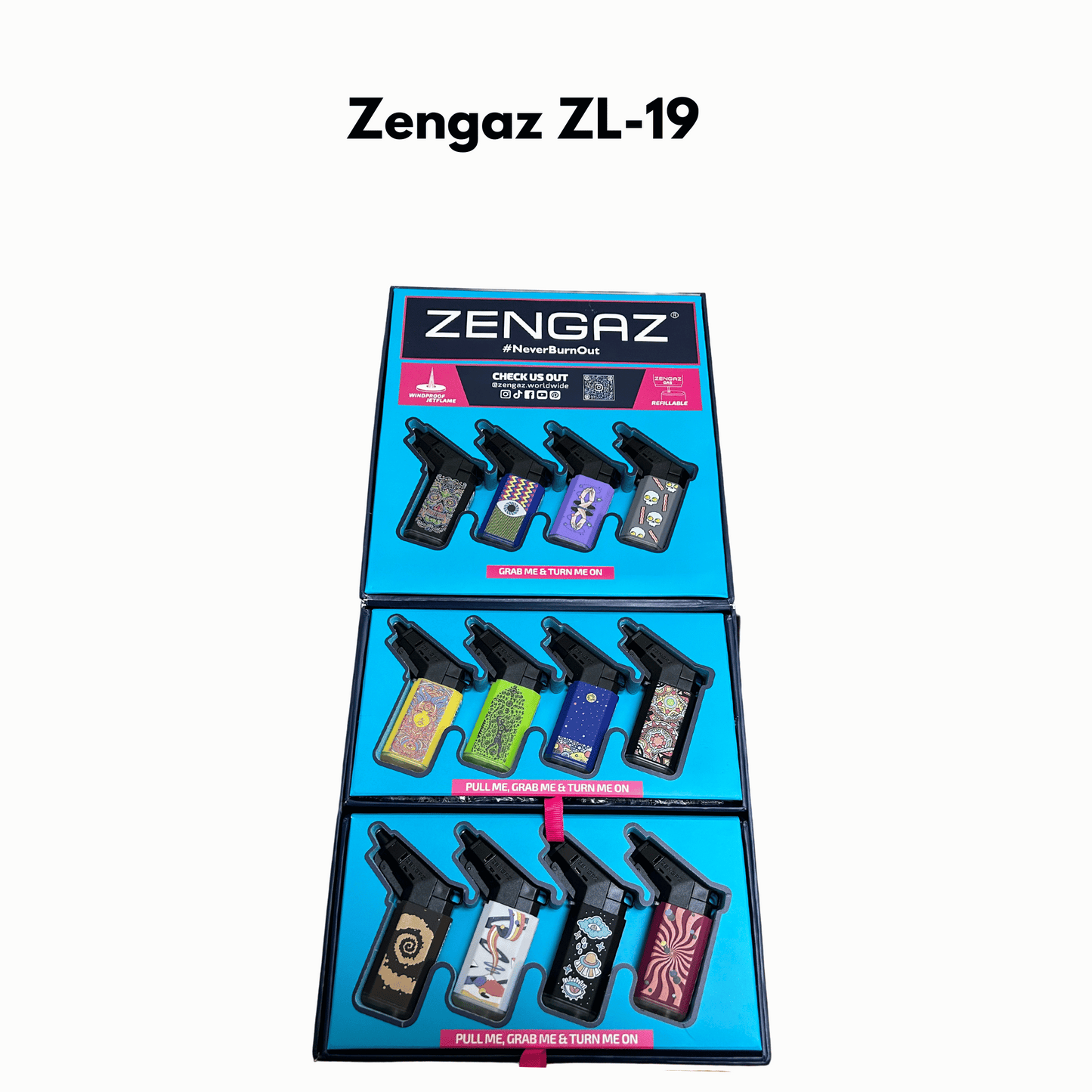 Zengaz Lighter Cube Display - Pack (48's)
